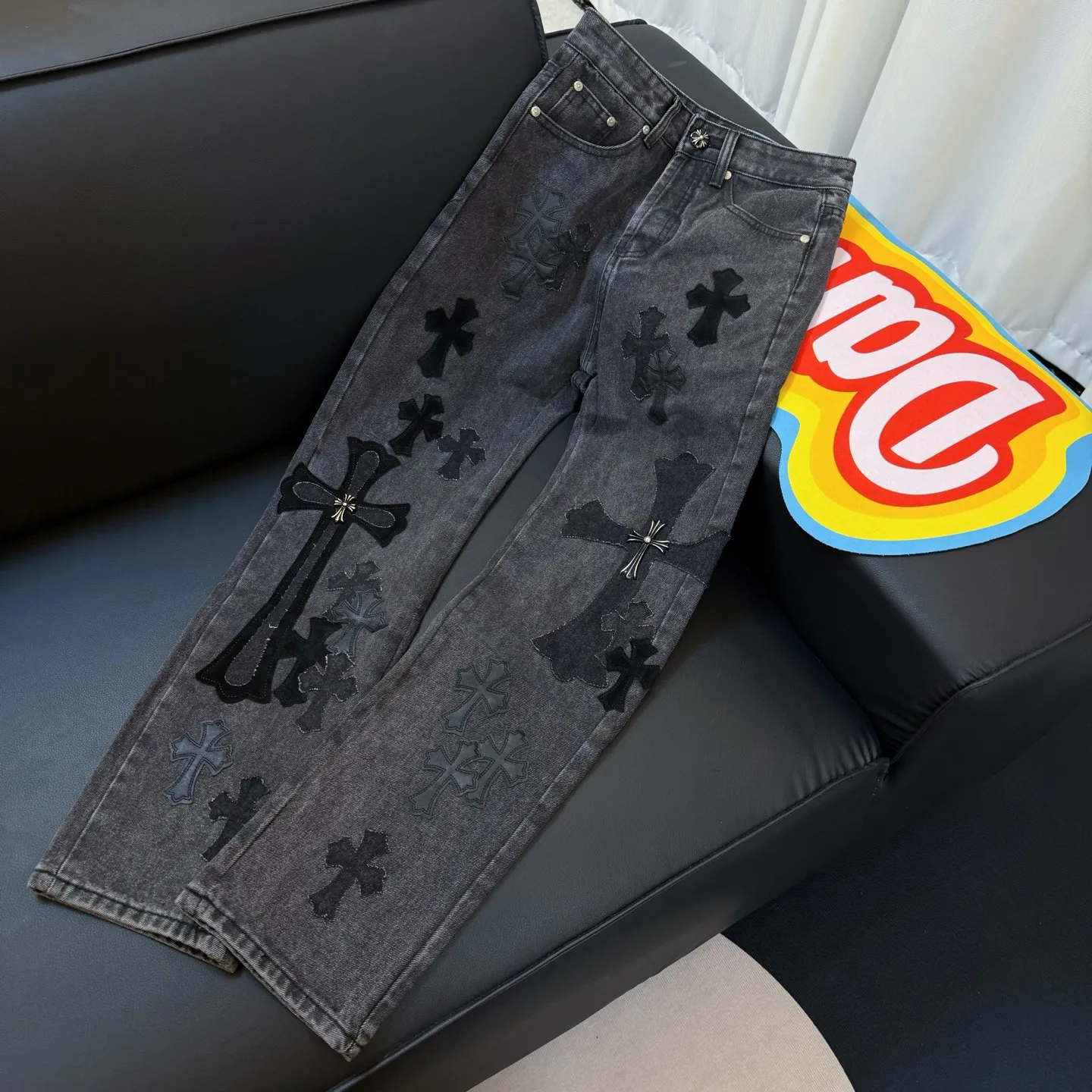 P310 Washed black model number: D348 Chrome hearts 104 106 106 Waist circumference 72 76 80 84 88 Recommended weight S (about 110 pounds) M (about 120 pounds) L (about 140 pounds) XL (about 165) XXL (about 185)